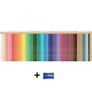 72 EcoLápis de Cor + 2 Cores Especiais + 1 Apontador - Faber-Castell