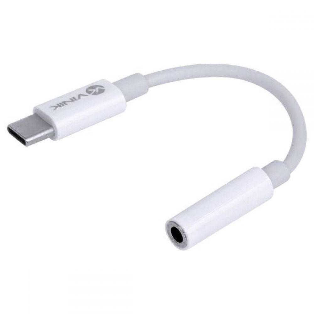 Adaptador de Fone de Ouvido Celular P2 3.5mm para USB Tipo C 7.1 Audio