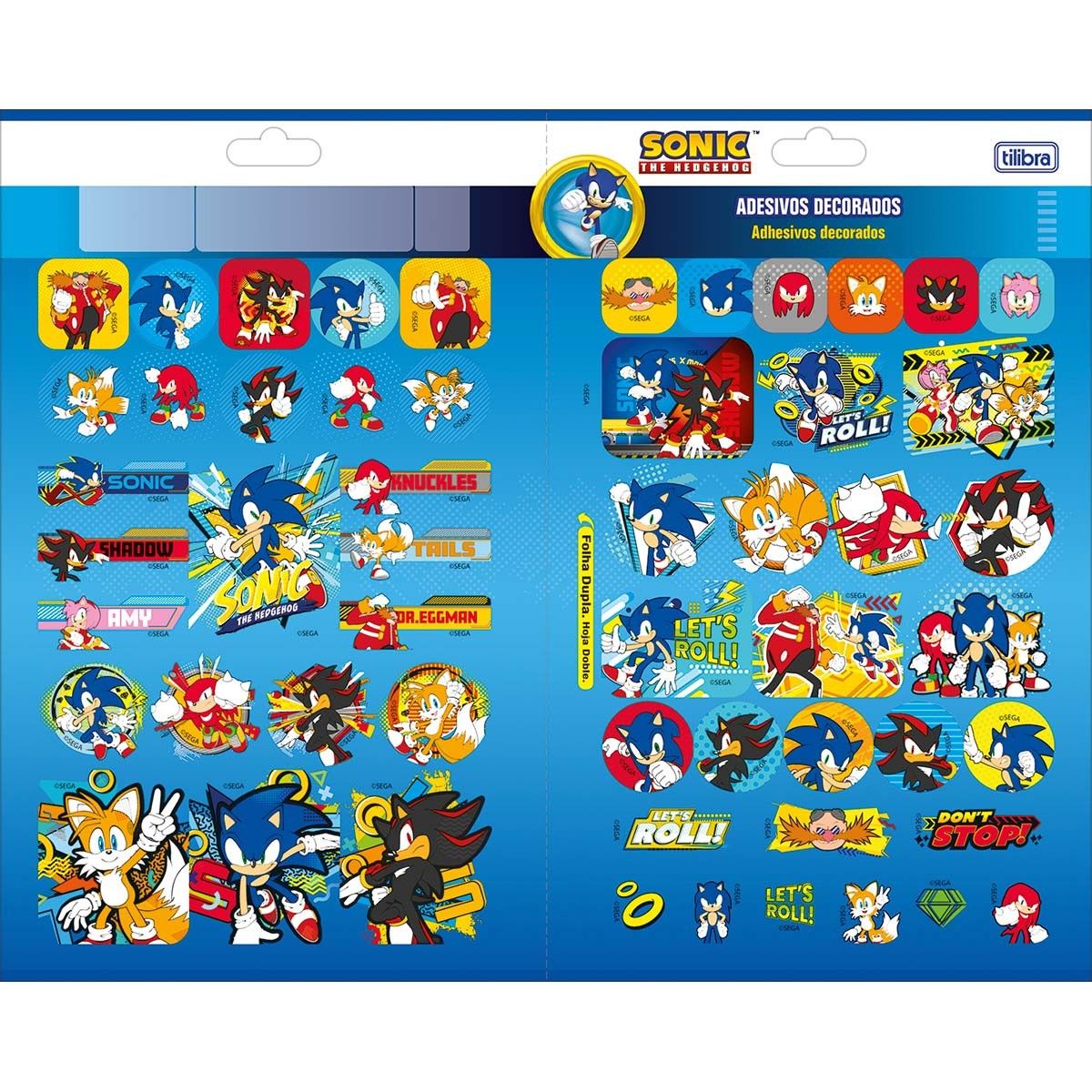 Adesivo Decorativo Duplo Sonic Tilibra