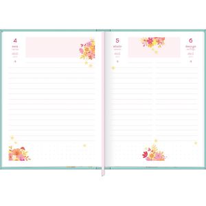 Agenda Costurada Diária Charme Tilibra (Sortido)