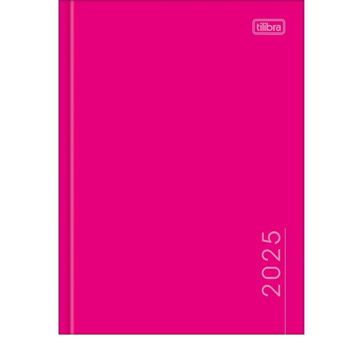 Agenda Costurada Diária Pepper Rosa Tilibra