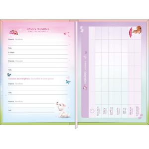 Agenda Costurada Diária Petit 10,5 X 14,8cm Jolie 2025 Tilibra (Sortido)