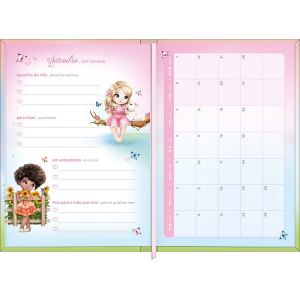 Agenda Costurada Diária Petit 10,5 X 14,8cm Jolie 2025 Tilibra (Sortido)