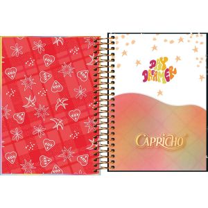 Agenda Espiral Capricho 2025 Tilibra (Sortido)