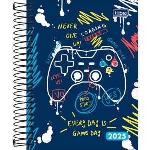 Agenda Espiral Diária D+ Masculina Tilibra (Sortido)