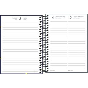 Agenda Espiral Diária D+ Masculina Tilibra (Sortido)