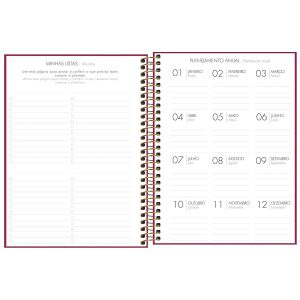 Agenda Executiva Espiral Diária 17,7 X 24cm Lume 2025 Tilibra (Sortido)