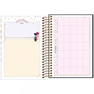 Agenda Espiral Diária 12,9 x 18,7 cm Minnie 2022 (Sortido)