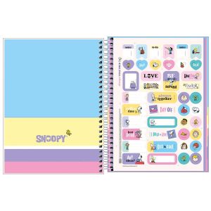 Planner Espiral 17,7 X 24cm Snoopy 2025 Tilibra (Sortido)