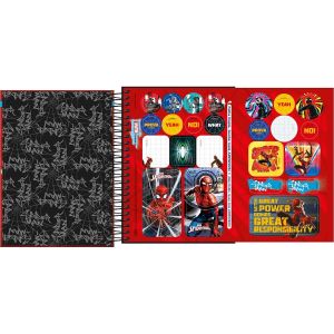 Agenda Espiral Diária Spider Man 2025 Tilibra (Sortido)