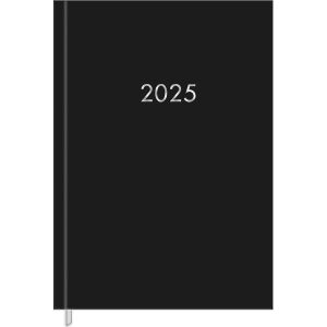 Agenda Costurada Executiva Napoli 2025 Preto Tilibra 