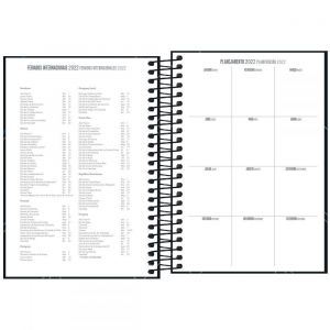 AGENDA EXECUTIVA ESPIRAL DIÁRIA 13 X 18,8 CM SPOT 2023 (SORTIDO)