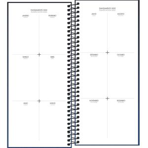 Agenda Executiva Espiral Diária Comercial Ideale 2025 Tilibra