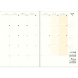 Planner Grampeado 17,8 X 25,4 Cm West Village 90G 2025 Tilibra (Sortido)