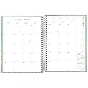 Planner Espiral 17,7 x 24 cm Glow 2022