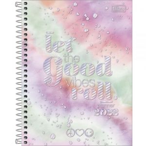 Planner Espiral 17,7 x 24 cm Good Vibes 2023 (Sortido)