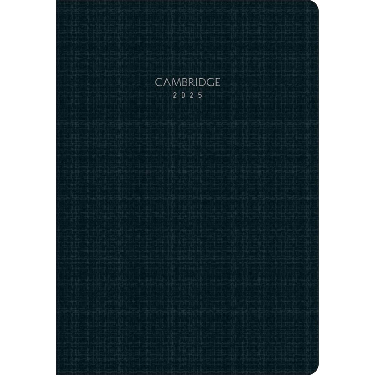 Agenda Planner Grampeada Cambridge 2025 Preta Tilibra (Sortido)