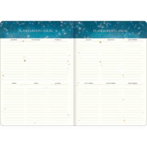 Agenda Planner Grampeada Magic 90g 2025 Tilibra (Sortido)