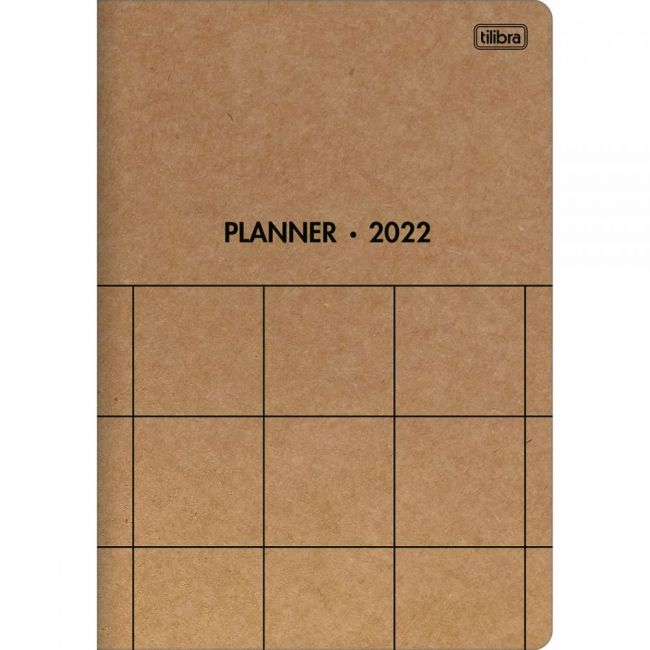 Planner Grampeado 17,8 x 25,4 cm Kraftwork 90 G 2023 (Sortido)