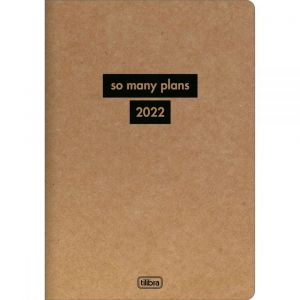 Planner Grampeado 17,8 x 25,4 cm Kraftwork 90 G 2023 (Sortido)