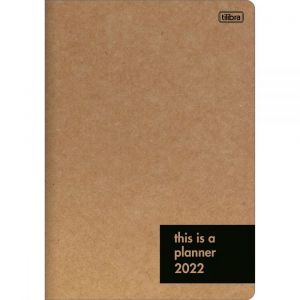 Planner Grampeado 17,8 x 25,4 cm Kraftwork 90 G 2023 (Sortido)