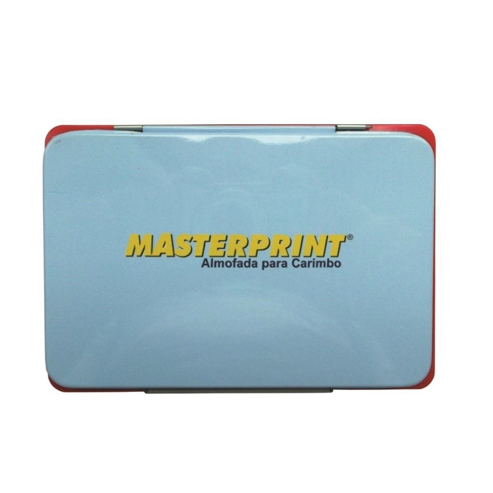 Almofada para Carimbo nº3 Vermelho Masterprint MP 774