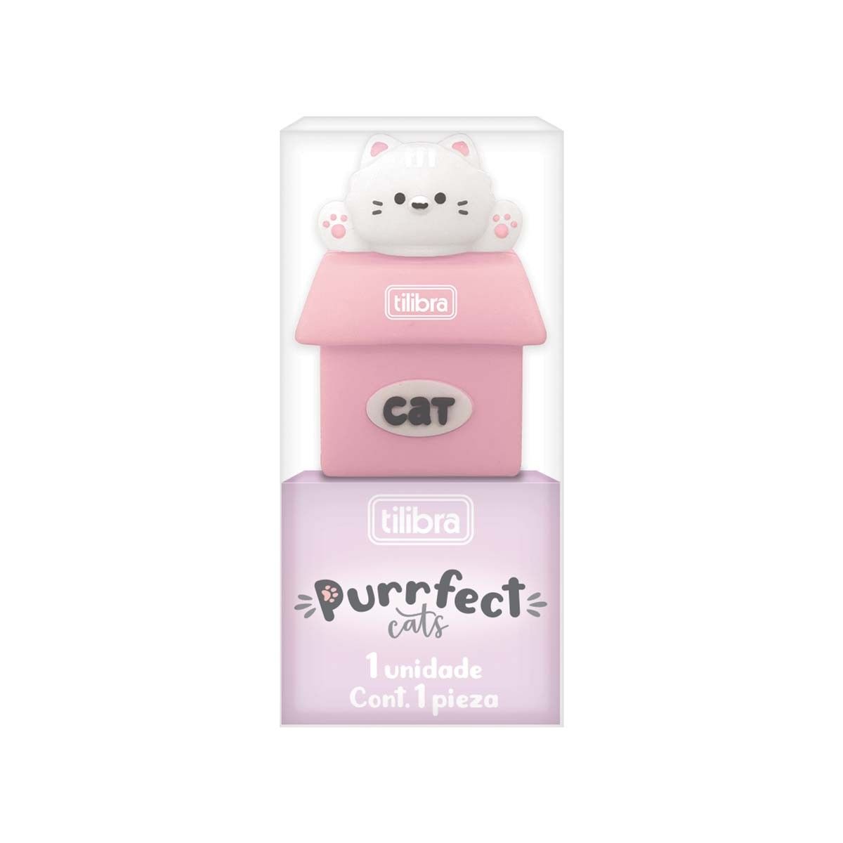 Apontador 1 Furo Sem Depósito Purrfect Cats Tilibra