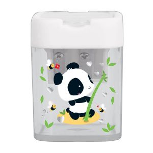 Apontador Com Depósito 2 Furos Panda (Sortido)