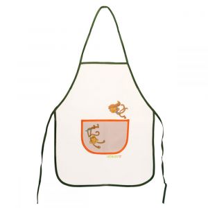 Avental Infantil Cristal com Bolso - Transparente