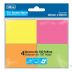 Bloco Adesivo Tili Notes 38x50mm 400 Folhas 4 Cores Neon