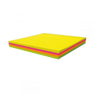 BLOCO ADESIVO TILI NOTES 76X76MM 100 FOLHAS 4 CORES NEON