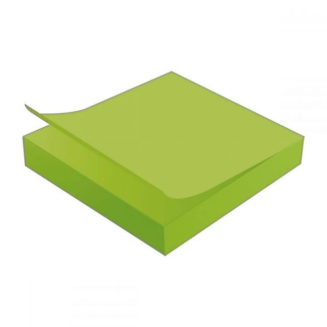 Bloco Adesivo Tili Notes 76x76mm 100 Folhas Verde Neon