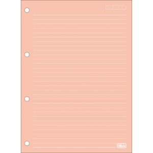 Refil Tiliflex Para Caderno Argolado Universitário 80 Folhas Coloridas C/ Pautas Brancas 90g Tilibra