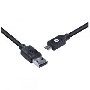 Cabo USB x Micro USB B 2.0 - 5 pinos - 1 Metro - MUSB-1 - Preto