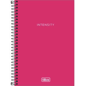 Caderno 1/4 Espiral Sem Pauta Neon Pink 80 Folhas