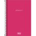 Caderno 1/4 Espiral Sem Pauta Neon Pink 80 Folhas