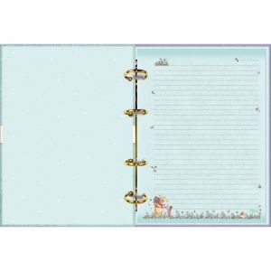 Caderno Argolado Cartonado Colegial Pooh 80 Folhas Tilibra (Sortido)