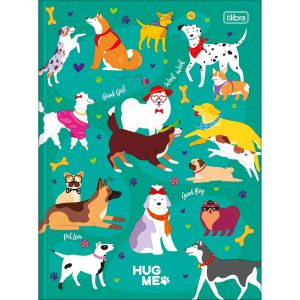 Caderno Brochura 1/4 Capa Dura Hug Me 80 Folhas Tilibra (Sortido)