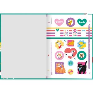 Caderno Brochura 1/4 Capa Dura Hug Me 80 Folhas Tilibra (Sortido)