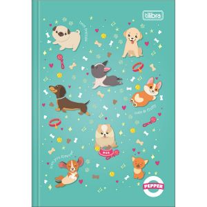 Caderno Brochura 1/4 Capa Dura Pepper 80 Folhas