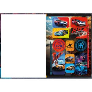 Caderno Brochura 1/4 Capa Dura X-Racing 48 Folhas Tilibra (Sortido)