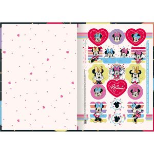 Caderno Brochura Capa Dura 1/4 Minnie 80 Folhas Tilibra (Sortido)