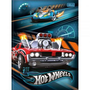 Caderno Brochura Capa Dura Universitário Hot Wheels 48 Folhas (Sortido)