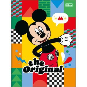 Caderno Brochura Capa Dura Universitário Mickey 80 Folhas (Sortido)