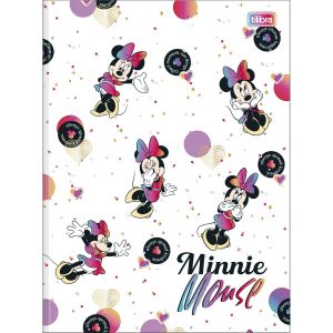 Caderno Brochura Capa Dura Universitário Minnie 48 Folhas (Sortido)