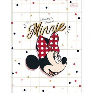 Caderno Brochura Capa Dura Universitário Minnie 80 Folhas - Sortido (Unidade)