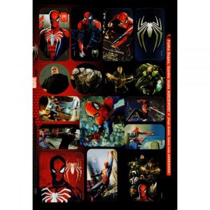 Caderno Brochura Capa Dura Universitário Spider Man Game 80 Folhas