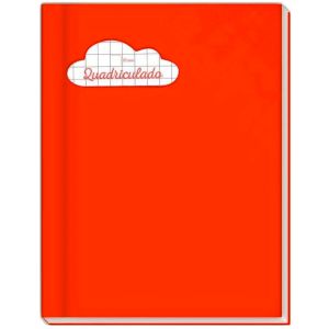 Caderno Brochura Quadriculado Capa Dura 40 Folhas Credeal