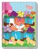 Caderno Brochura Caligrafia Capa Dura Foxy Kids 40 Folhas Credeal (Sortido)