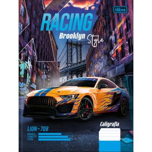 Caderno Brochura Caligrafia Capa Dura X-Racing 48 Folhas Tilibra (Sortido)